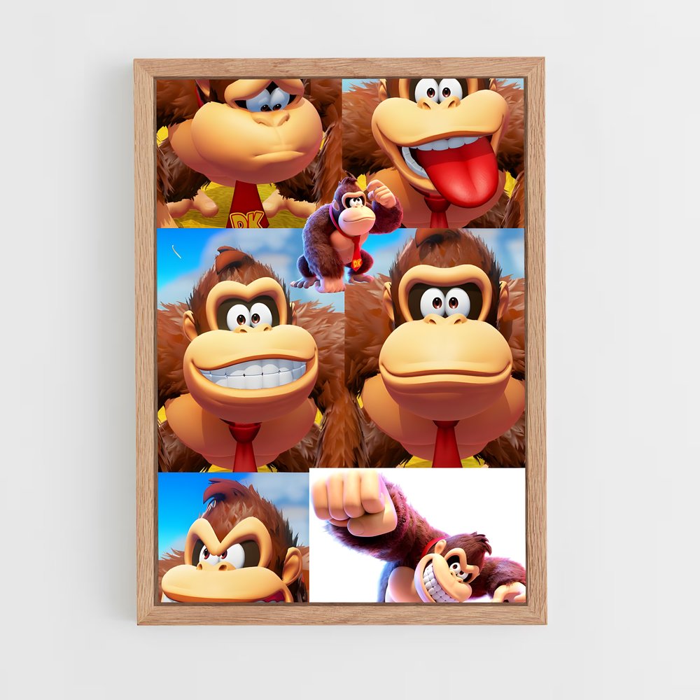 Poster Donkey Kong Éternel – affiche Mario (vue 4)